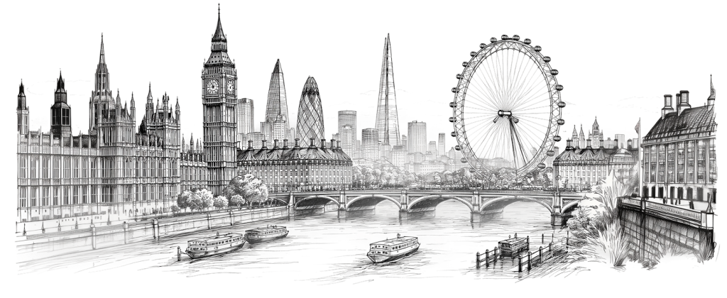 Official AI Engineer Europe London skyline illustration