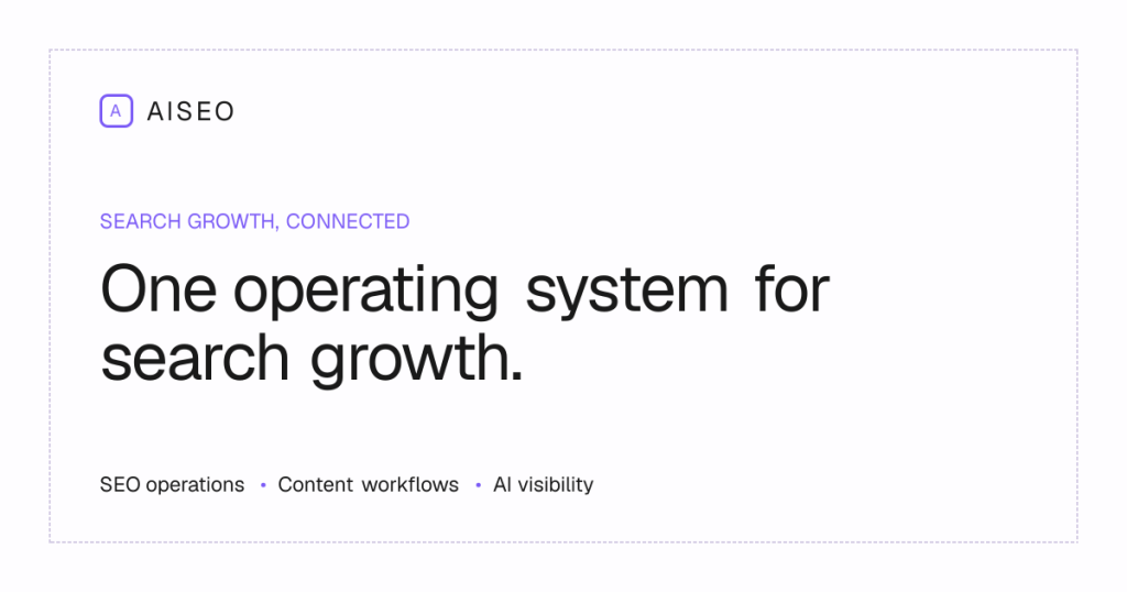 AISEO website screenshot