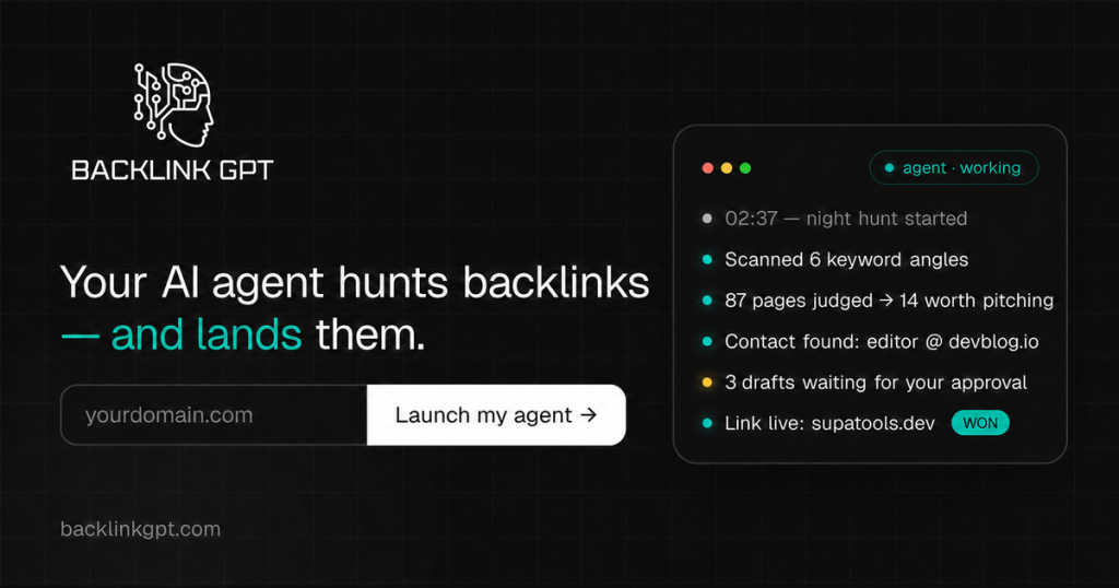 BacklinkGPT website screenshot