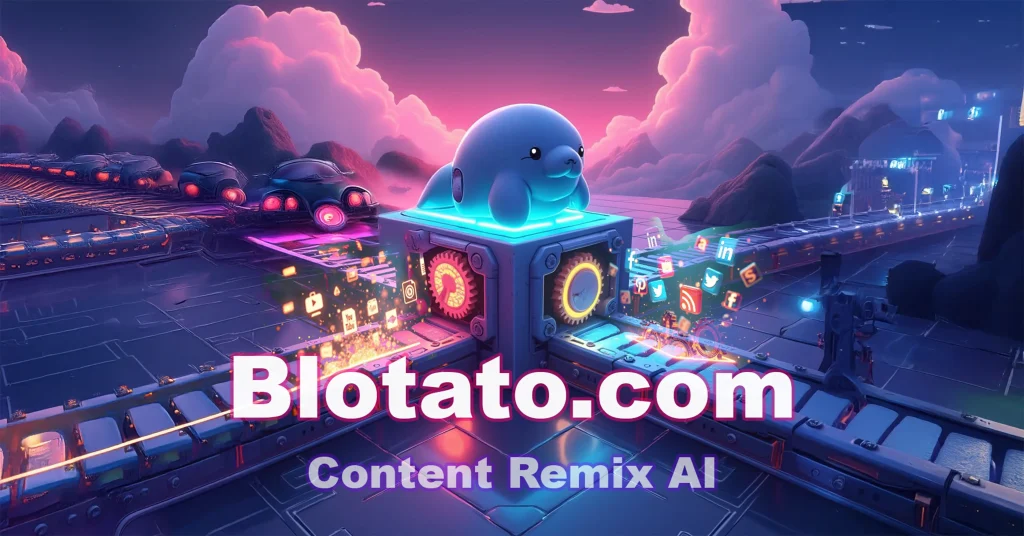 Blotato website screenshot