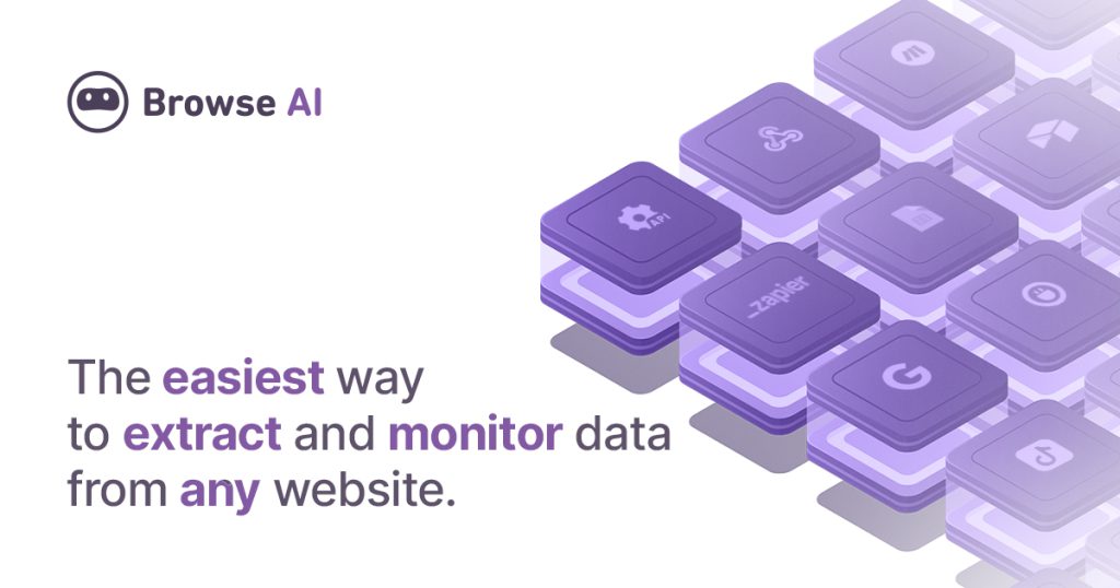 Browse AI website screenshot