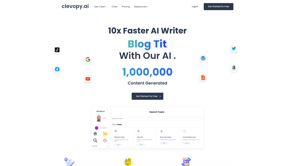 Clevopy website screenshot