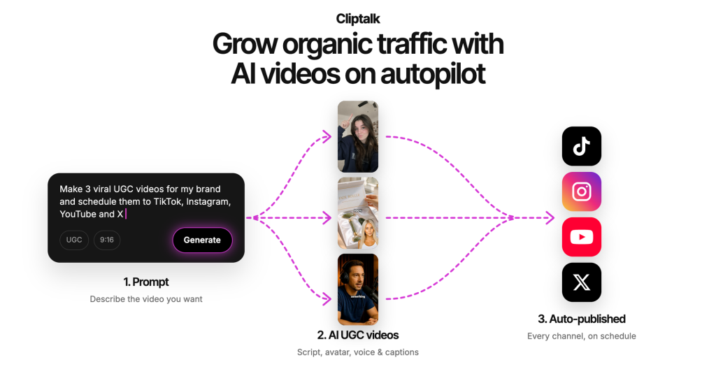 Cliptalk website screenshot