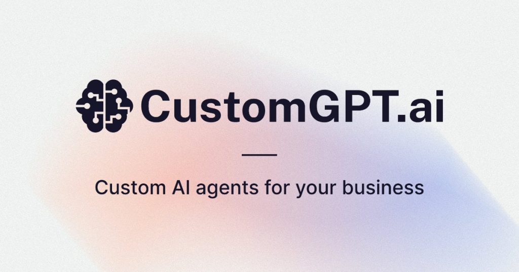 CustomGPT.ai website screenshot