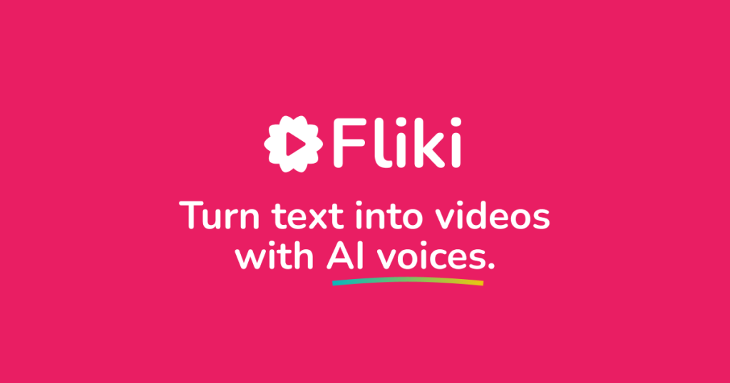 Fliki website screenshot
