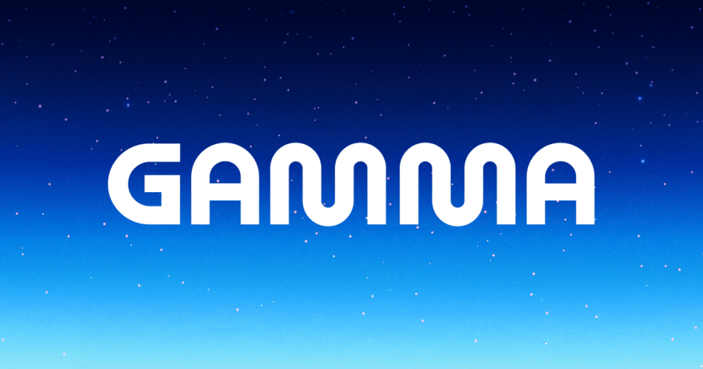 Gamma website screenshot