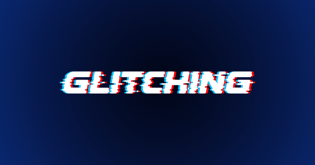 Glitching website screenshot