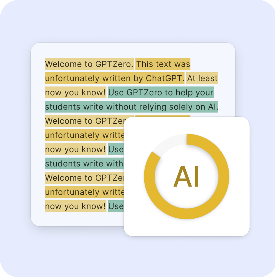 GPTZero website screenshot