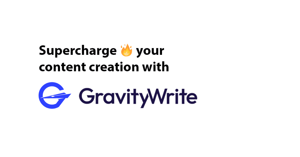 GravityWrite website screenshot