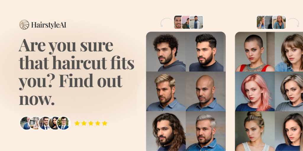 HairstyleAI website screenshot