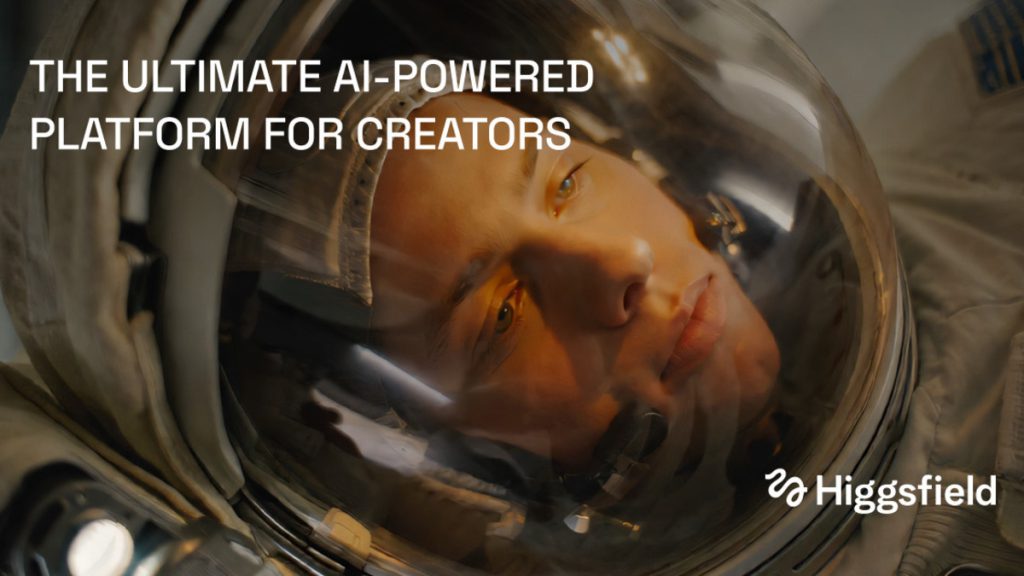 Higgsfield AI website screenshot
