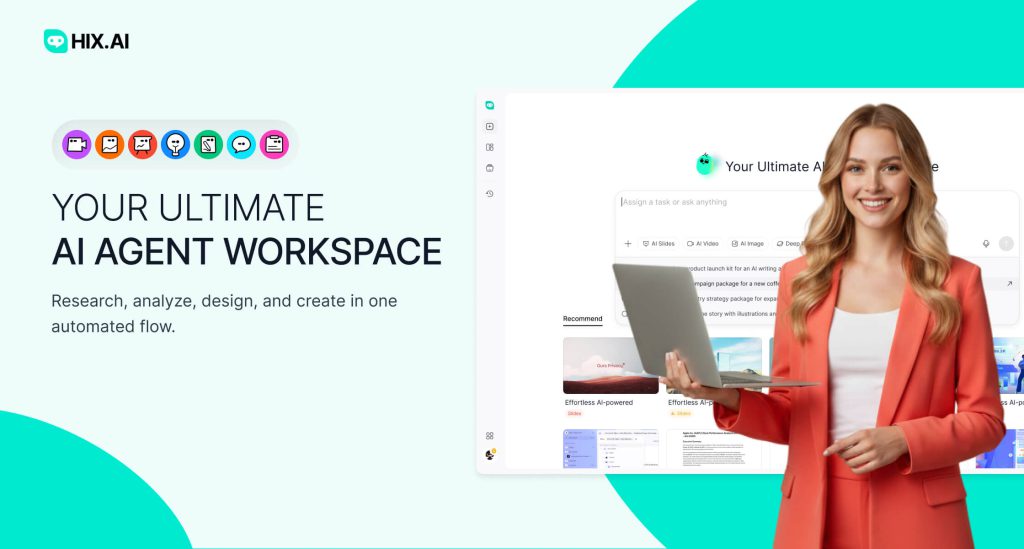 HIX AI website screenshot