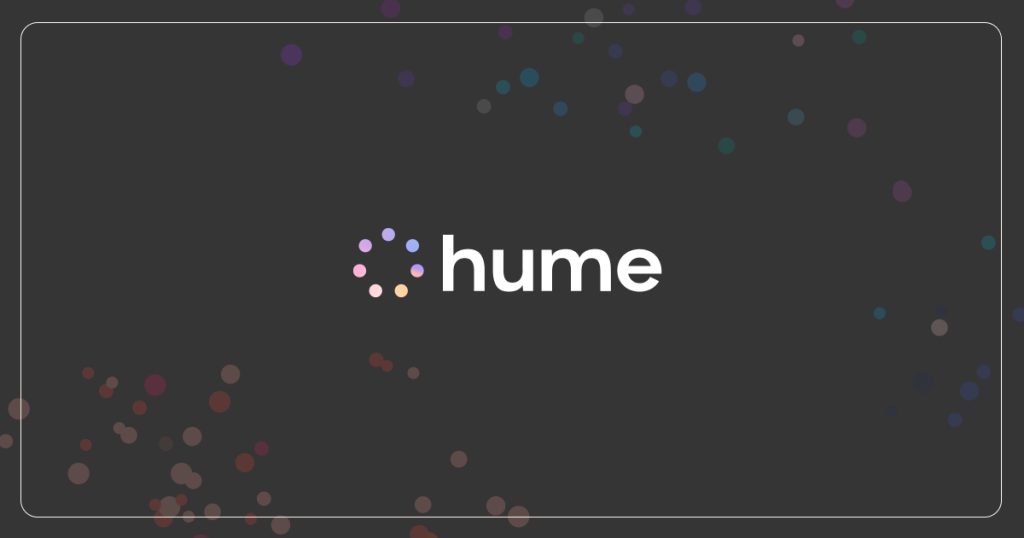 Hume AI website screenshot