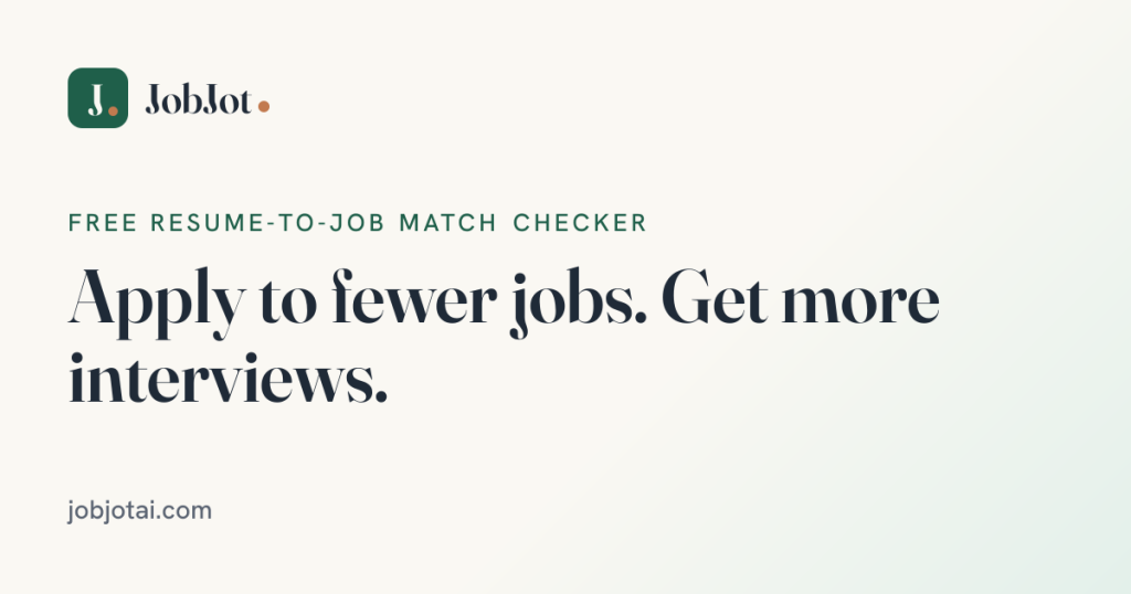 JobJot website screenshot