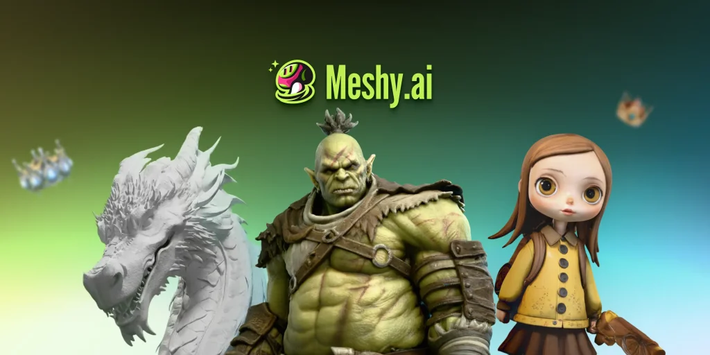 Meshy website screenshot