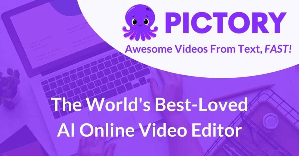 Pictory website screenshot