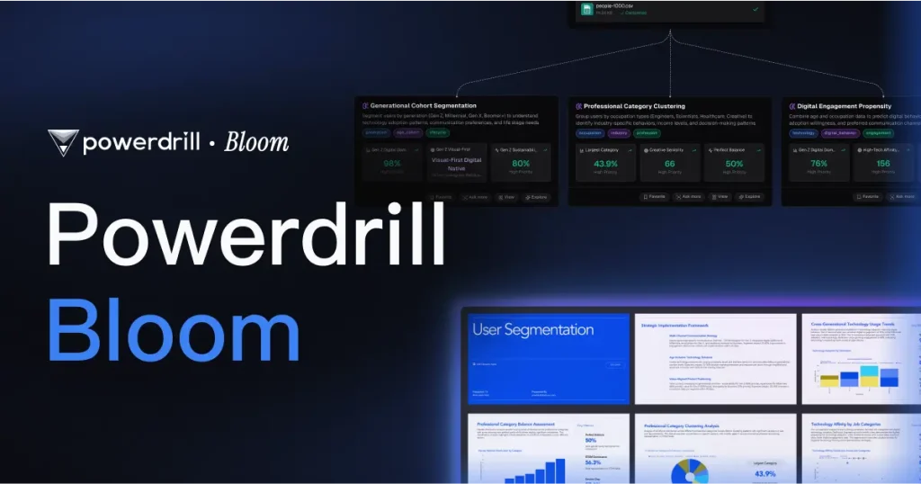 Powerdrill Bloom website screenshot