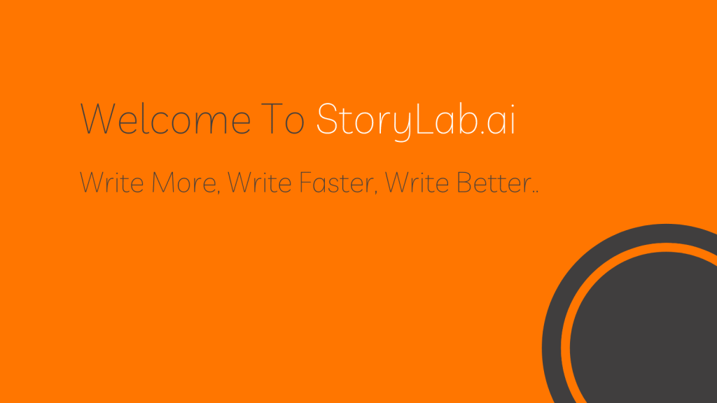 StoryLab.ai website screenshot