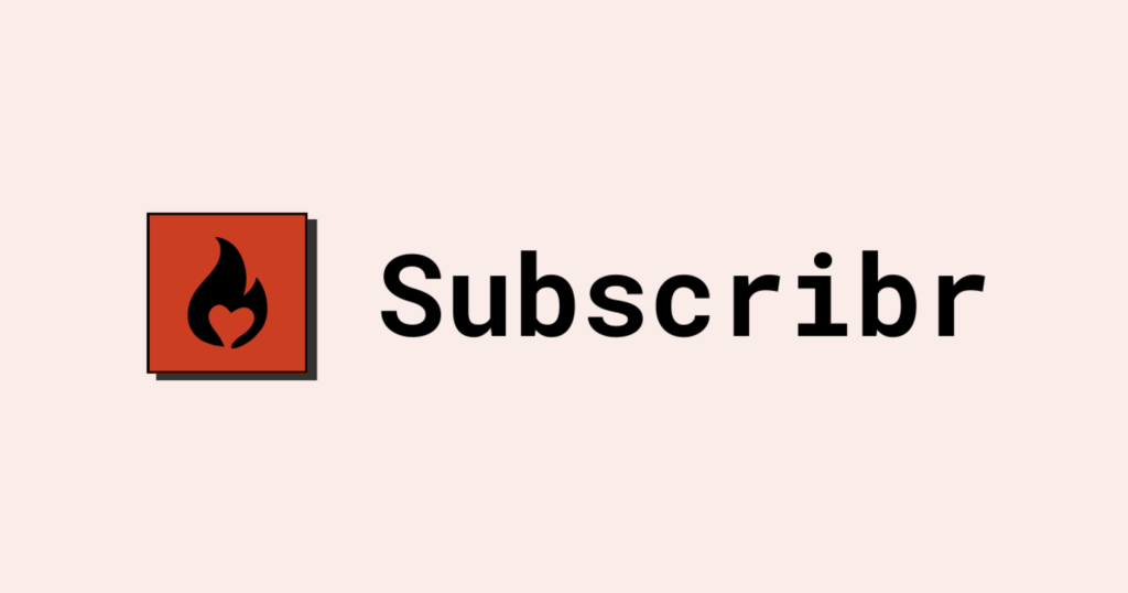 Subscribr website screenshot