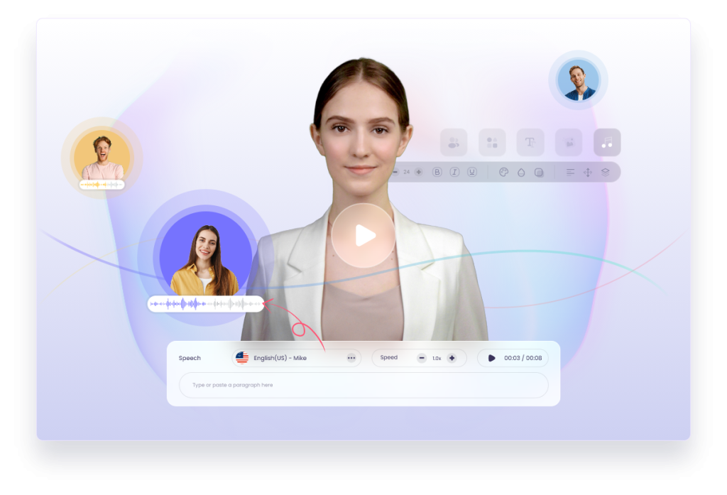Vidnoz AI website screenshot