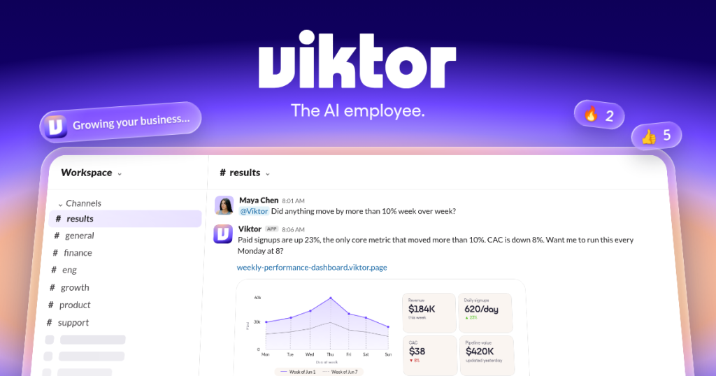 Viktor website screenshot