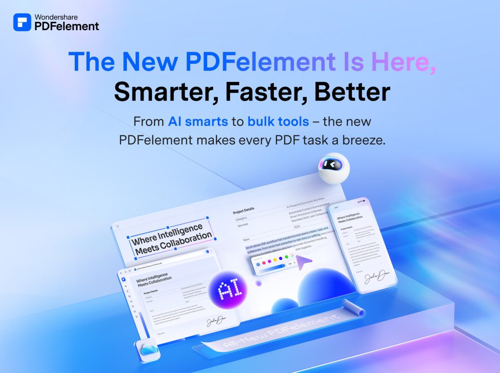 Wondershare PDFelement website screenshot